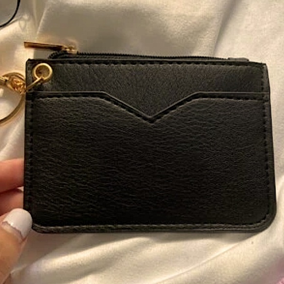 Cute Black Key Chain Card Holder - Picture 12 of 13